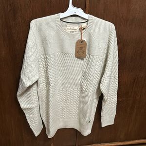 Weatherproof Vintage Fisherman crewneck Cable Knit Sweater size XL****